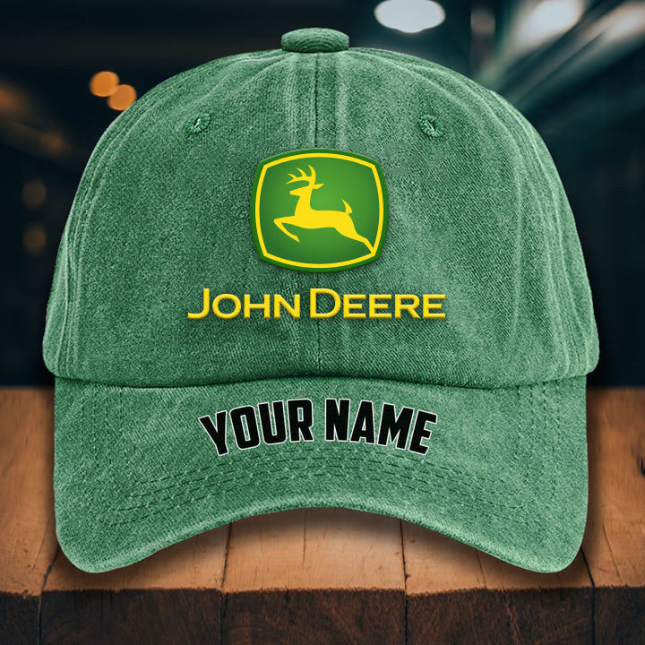 Custom Name JD Washed Denim Hats QUY4772