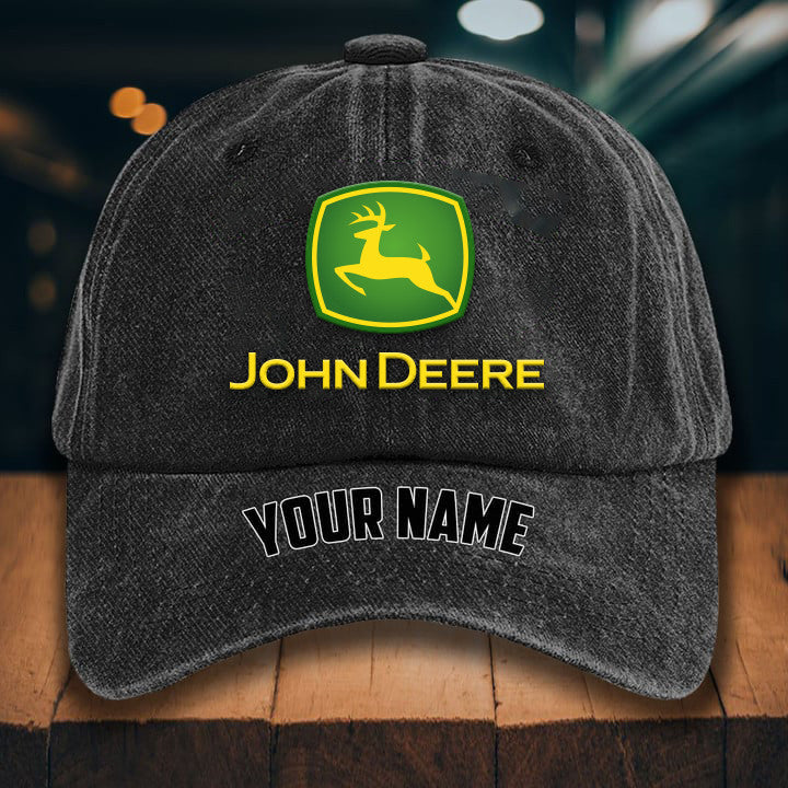 Custom Name JD Washed Denim Hats QUY4772