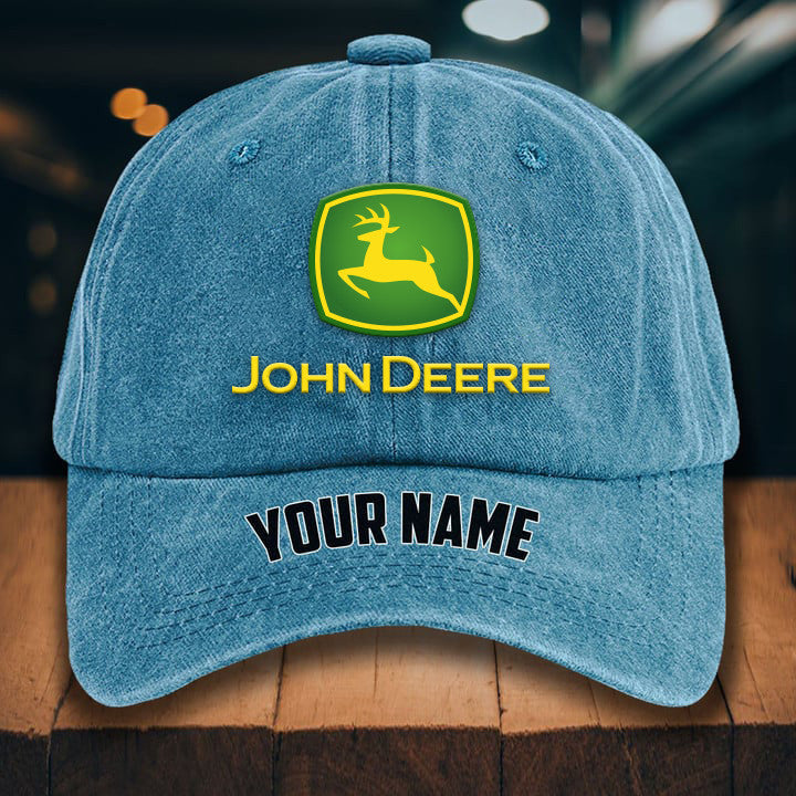 Custom Name JD Washed Denim Hats QUY4772