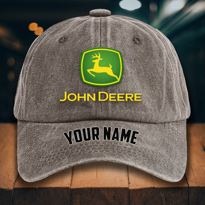 Custom Name JD Washed Denim Hats QUY4772