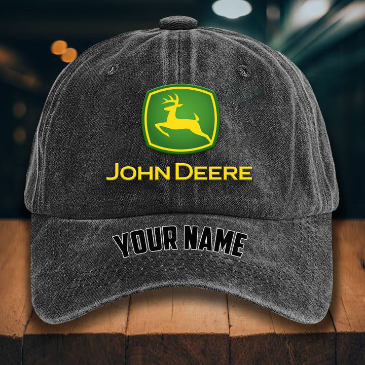 Custom Name JD Washed Denim Hats QUY4772