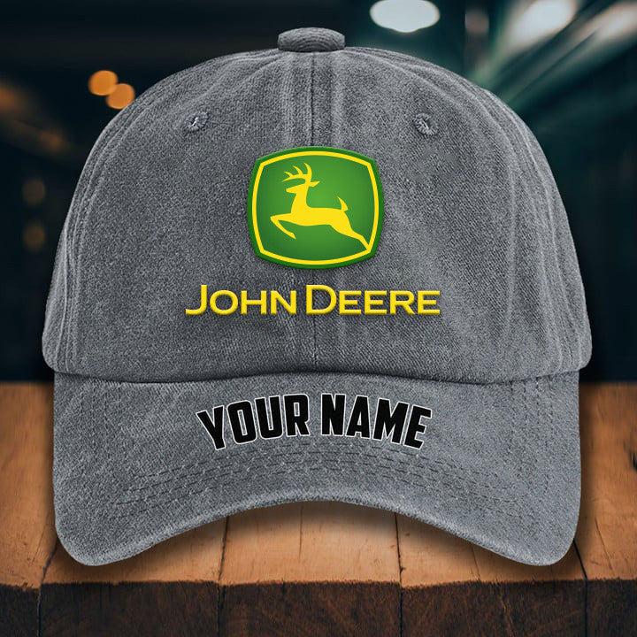 Custom Name JD Washed Denim Hats QUY4772