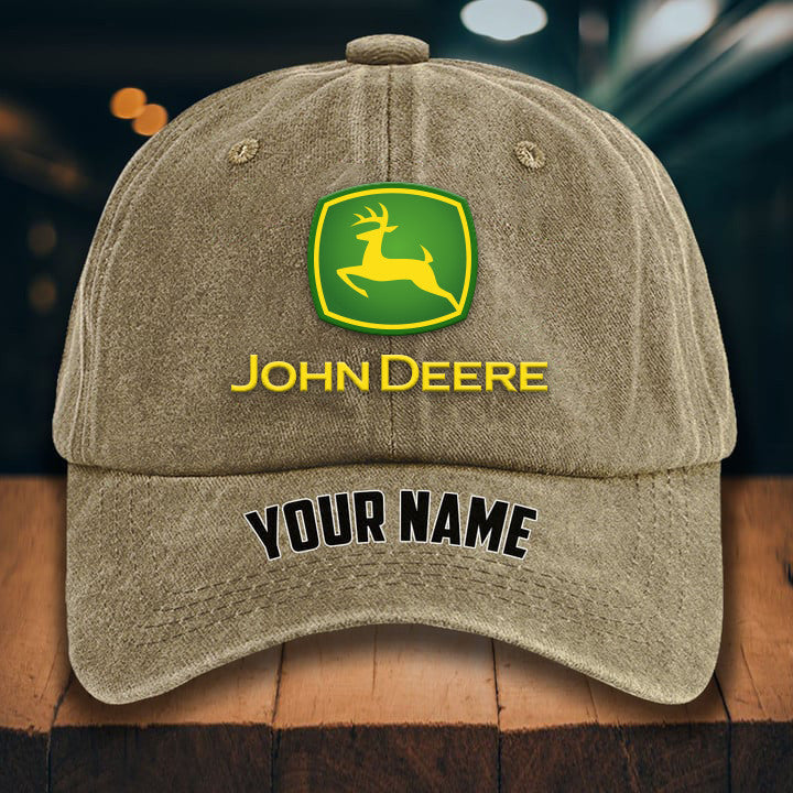 Custom Name JD Washed Denim Hats QUY4772