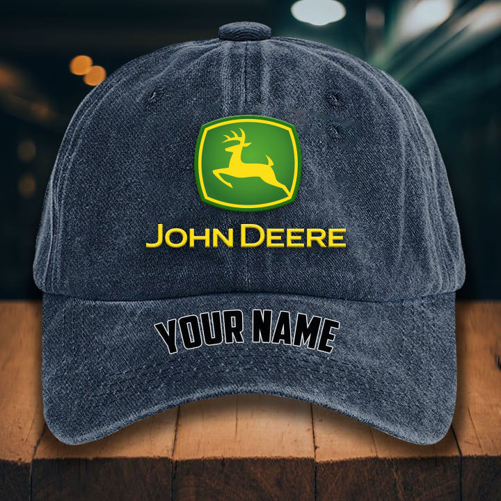 Custom Name JD Washed Denim Hats QUY4772