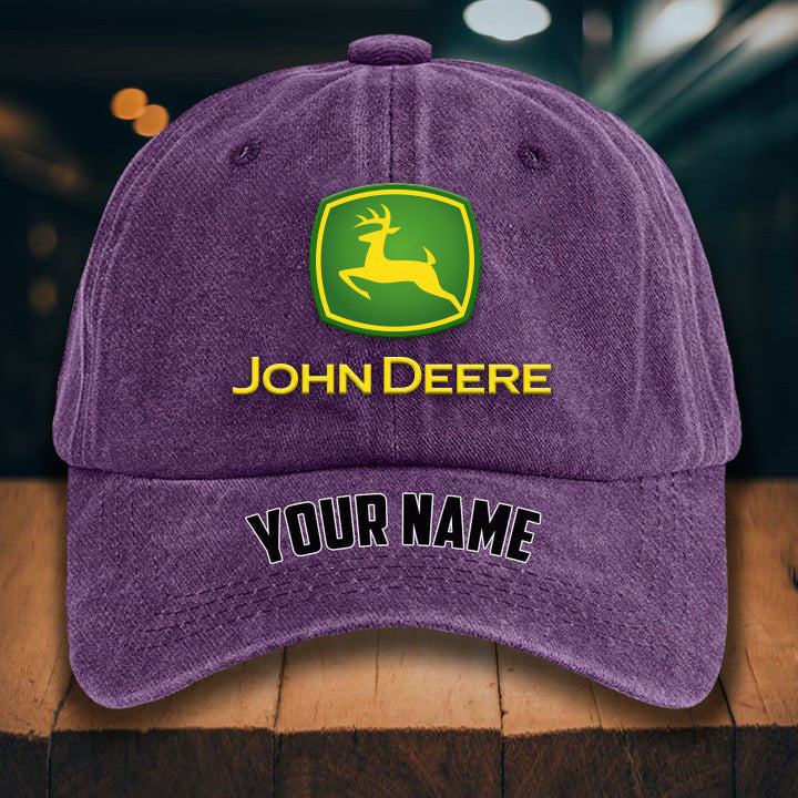 Custom Name JD Washed Denim Hats QUY4772
