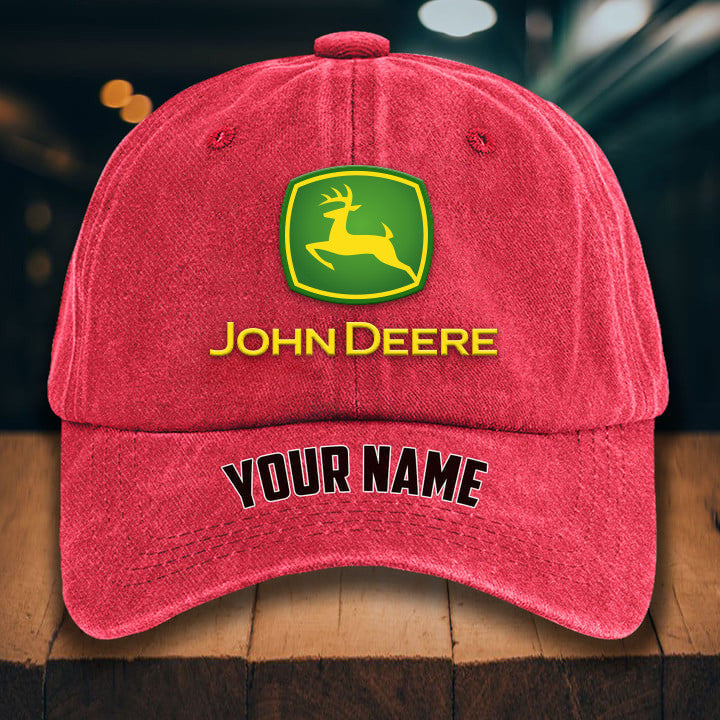 Custom Name JD Washed Denim Hats QUY4772