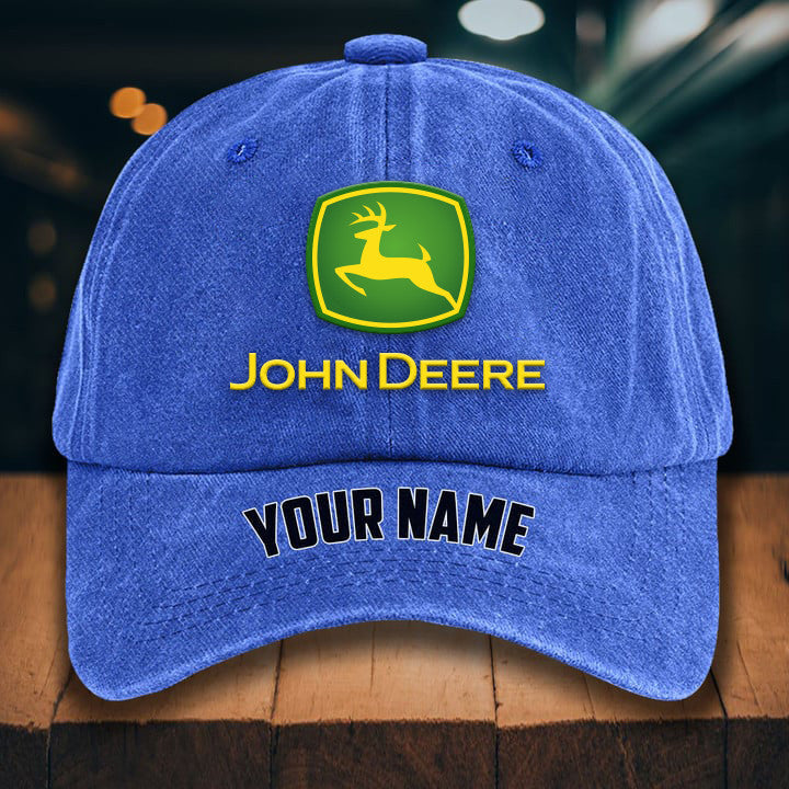 Custom Name JD Washed Denim Hats QUY4772