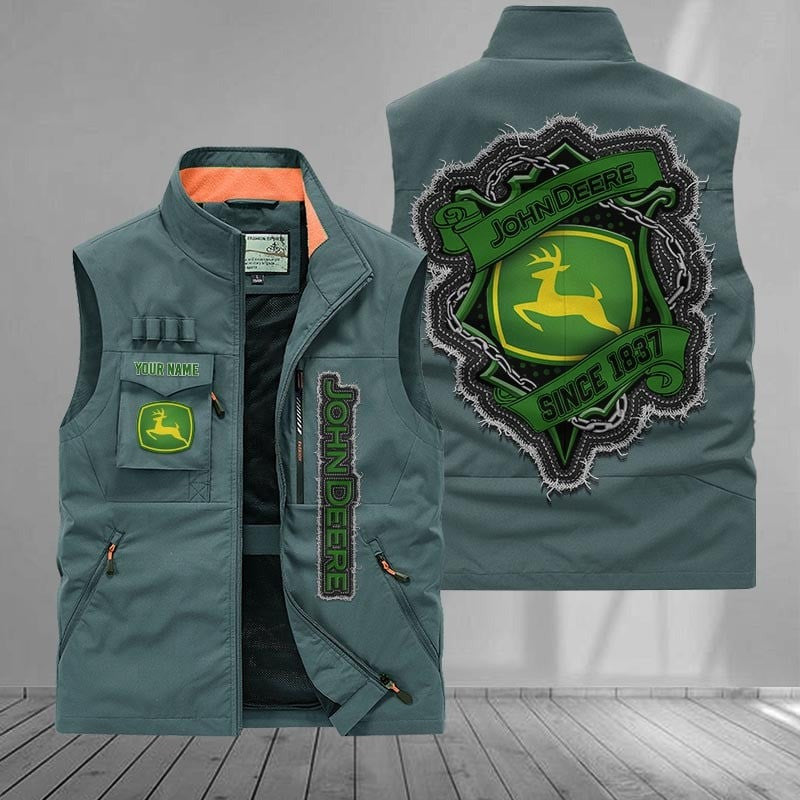 Custom Name JD DMGJ0024 Multicolor Vest