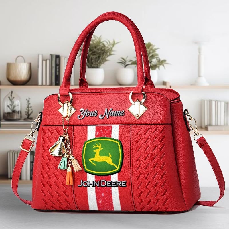 Custom Name JD Zip Handbag Multicolor