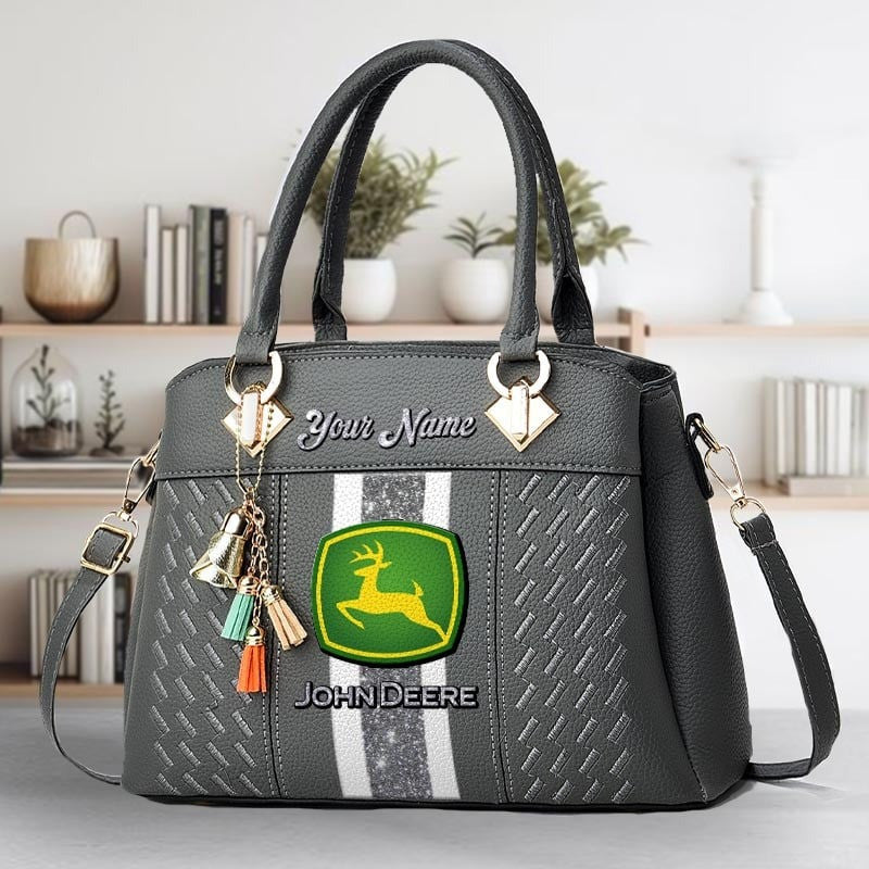 Custom Name JD Zip Handbag Multicolor