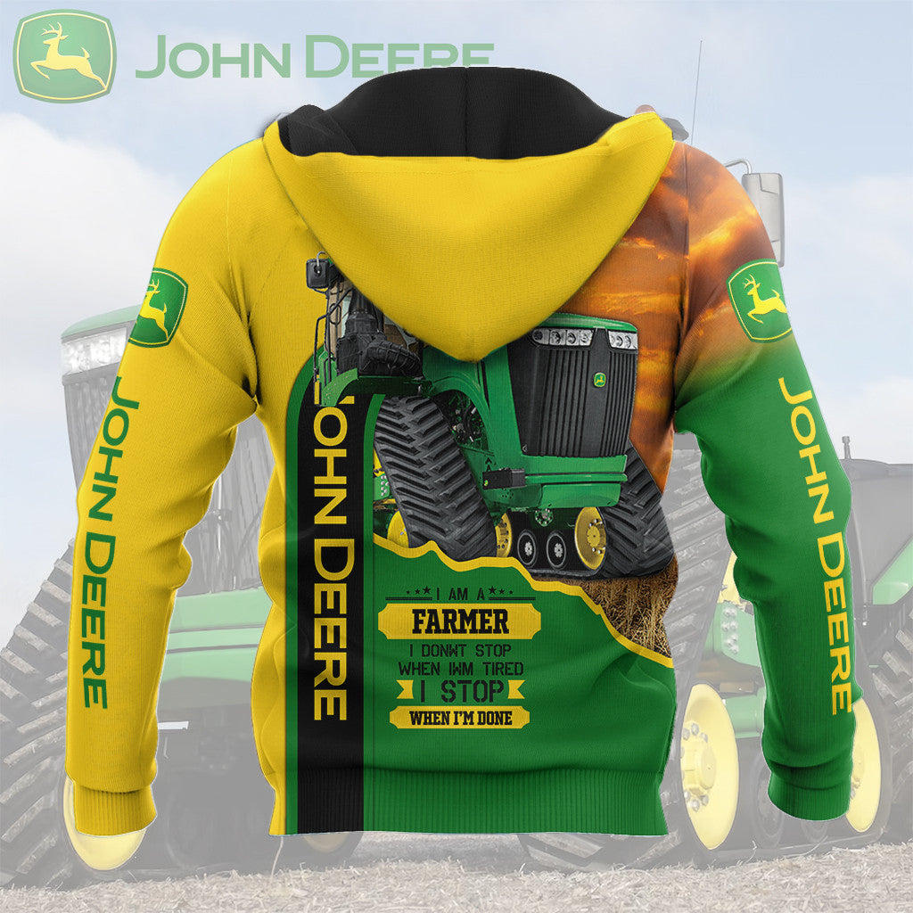 Tractor JD 3D Apparels TH4027