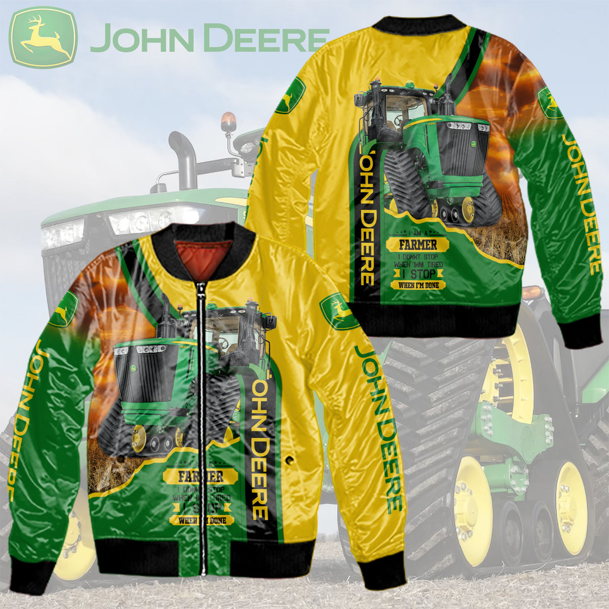 Tractor JD 3D Apparels TH4027