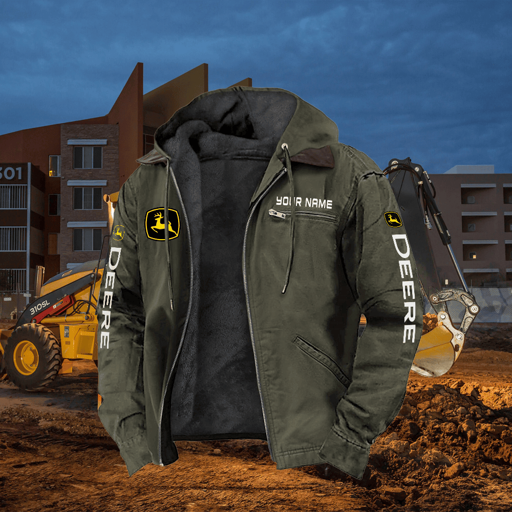 Personalized JD Left Chest Zipper Pocket Jacket 02