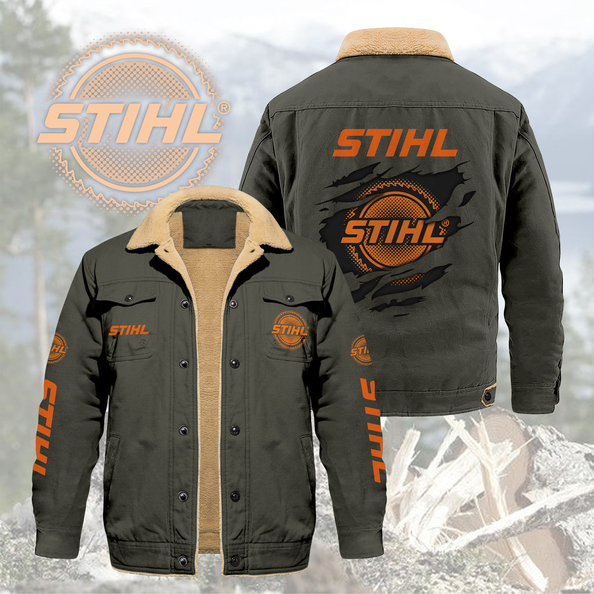 STL Limited Edition Fleece Cotton Jacket THAOVTT1163